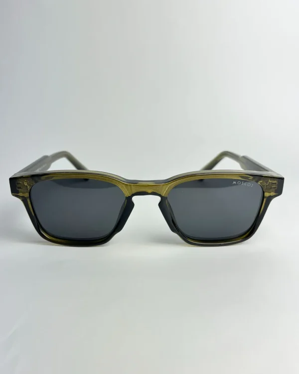 Moscot polarisé Vert foncé Carré