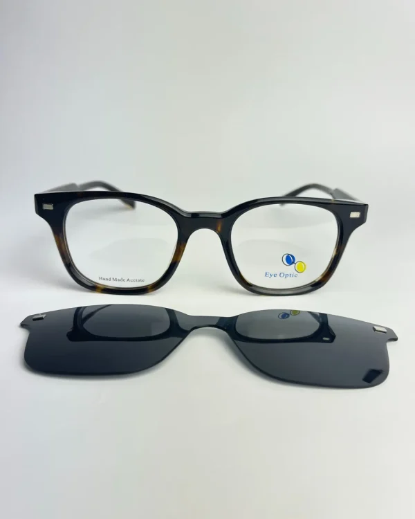 Lunettes à clips unisex