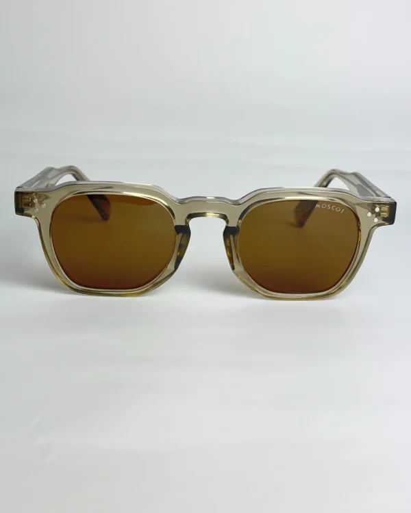 Moscot Marron Moyen Translucide